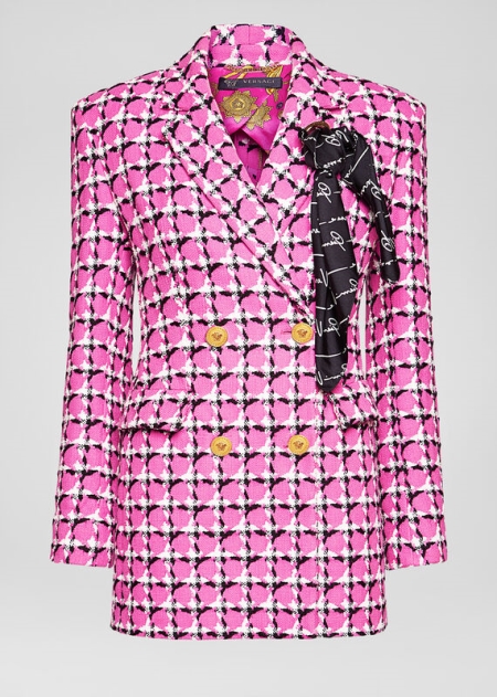 Versace Tweed Blazer Dam - 194063LPI